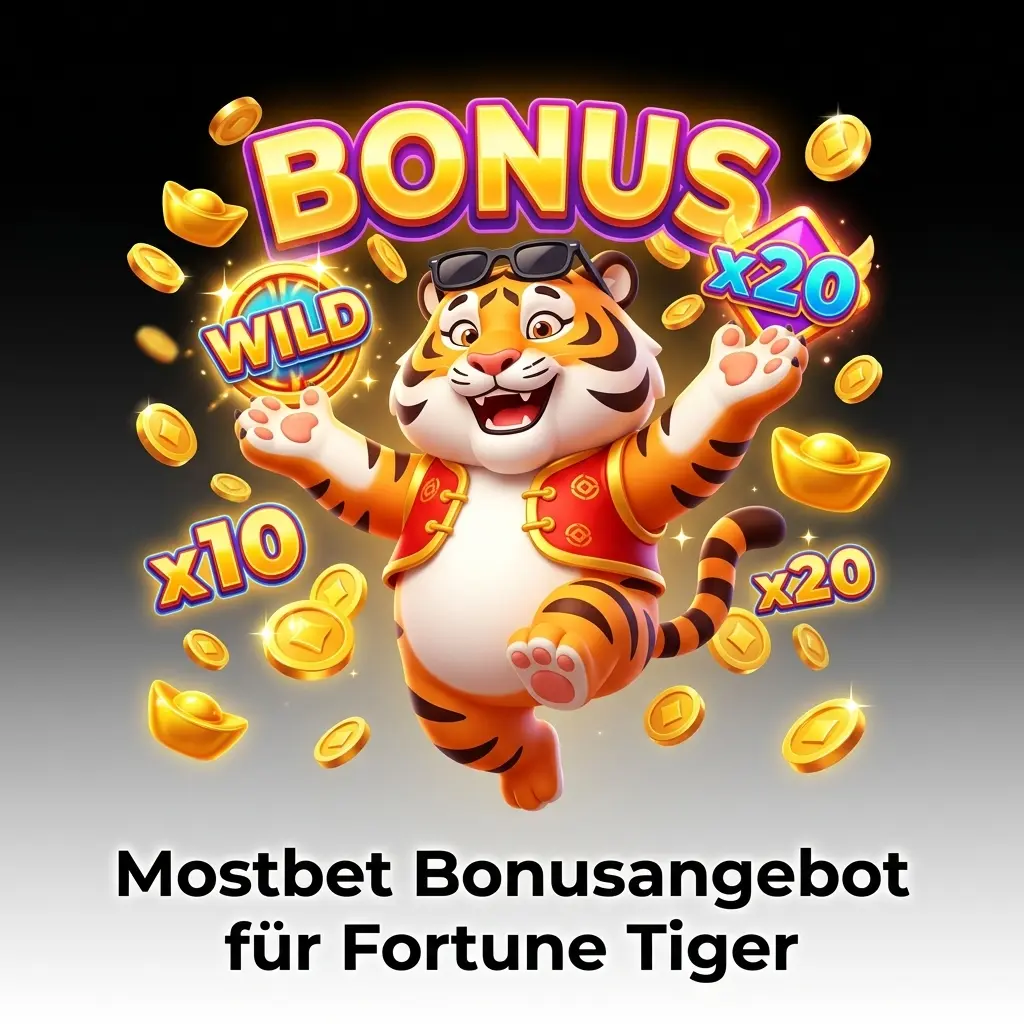Mostbet Willkommensbonus: 125% bis 300 EUR und 250 Freispiele für neue Spieler bei Fortune Tiger