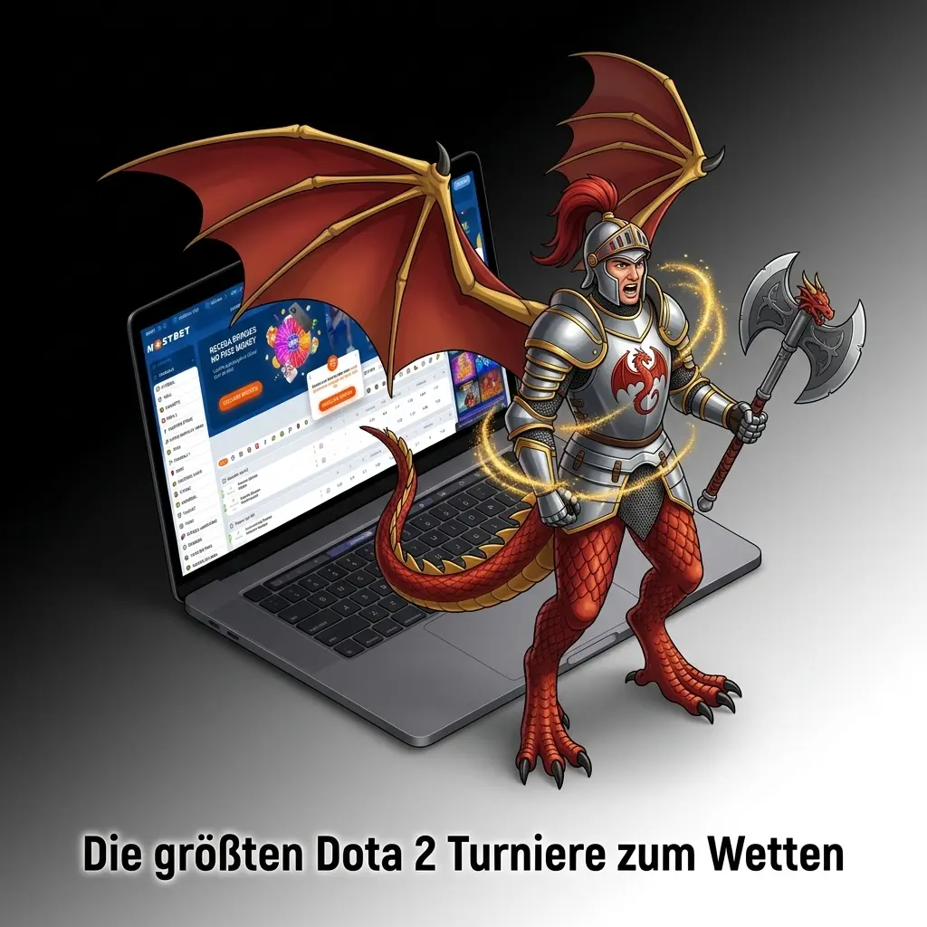 Dota 2 Turniere wie The International, ESL One und PGL Majors für Esports-Wetten bei Mostbet