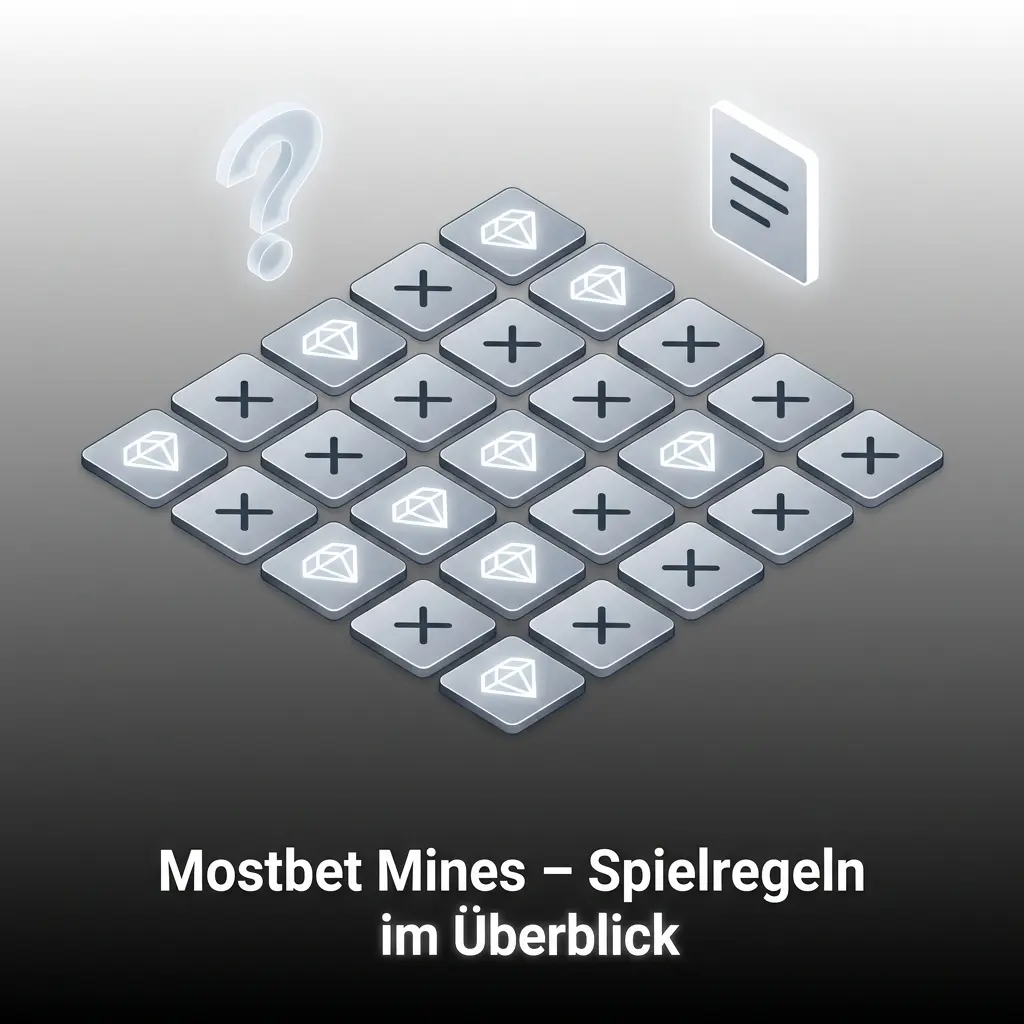 Mostbet Mines Spielregeln: 5x5-Raster, Minen wählen, Diamanten aufdecken, Multiplikator steigern, jederzeit auszahlen