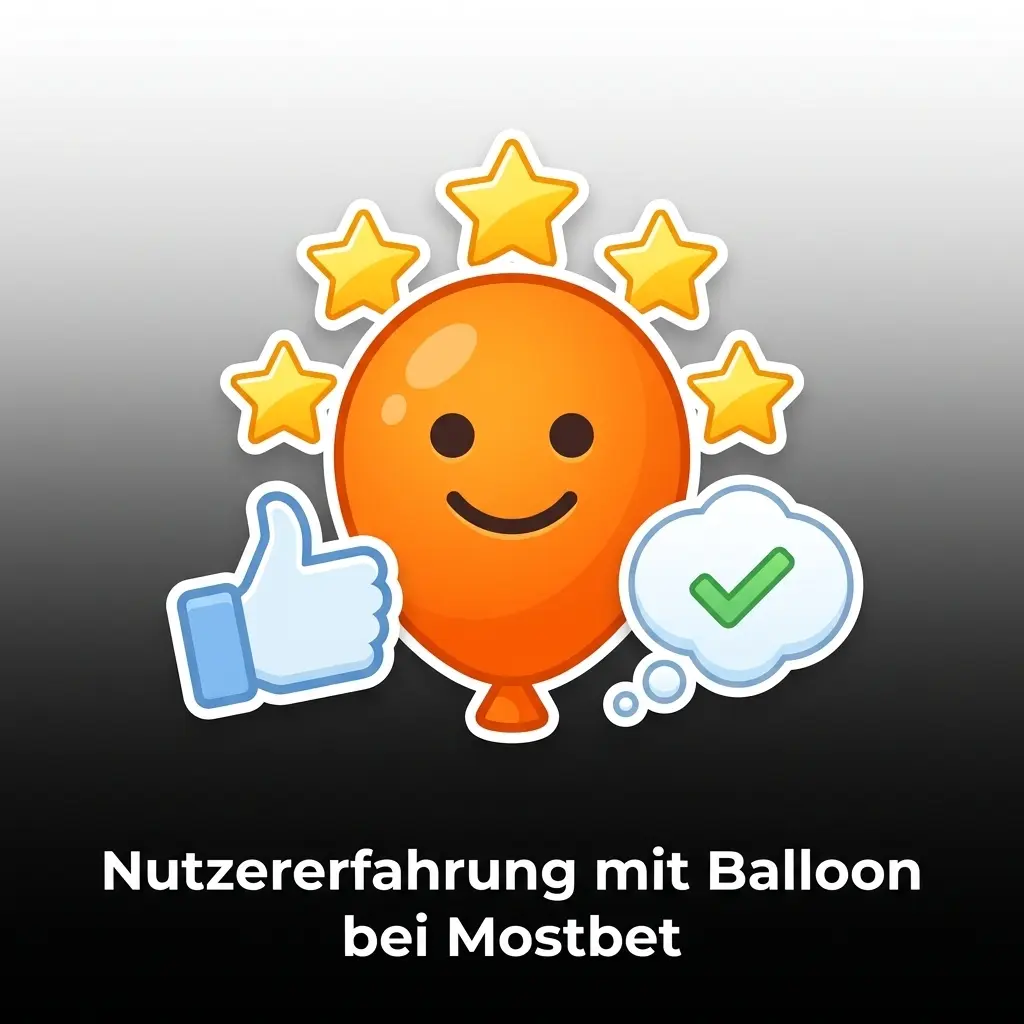 Mostbet Balloon Spieloberfläche mit Einsatzfeldern, Cashout-Button und Multiplikatoranzeige auf Deutsch