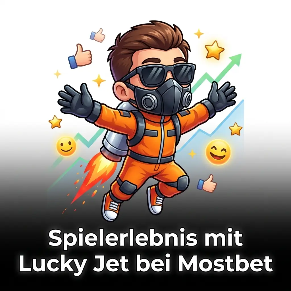 Lucky Jet bei Mostbet: Übersichtliches Interface mit Multiplikator, Einsatzbereich und Cashout-Button