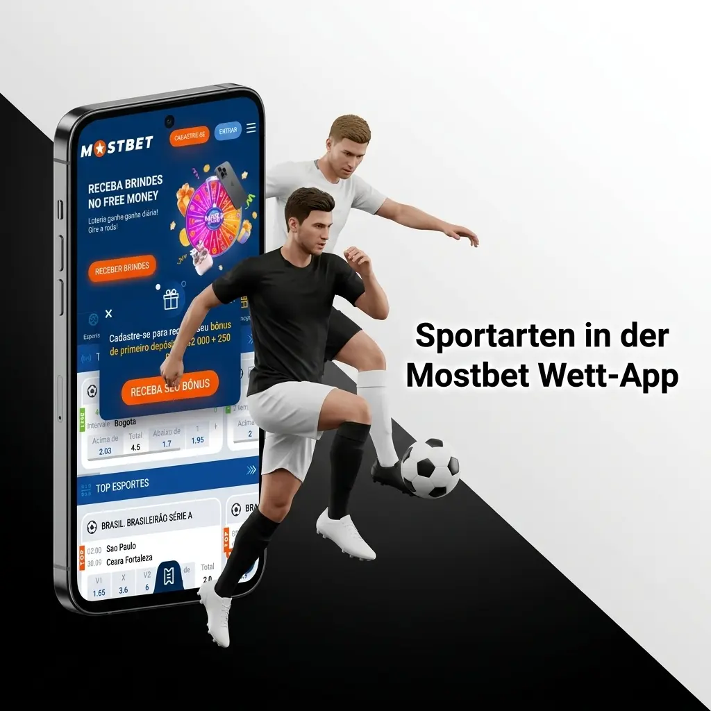 Mostbet Wett-App Sportarten: Fußball, Tennis, Basketball, Eishockey, eSports und mehr im LIVE- und LINE-Modus