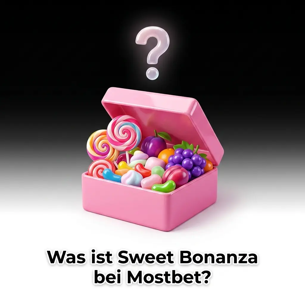 Sweet Bonanza Slot von Pragmatic Play auf Mostbet mit bunten Süßigkeiten im 6x5-Raster und Cluster Pays-System