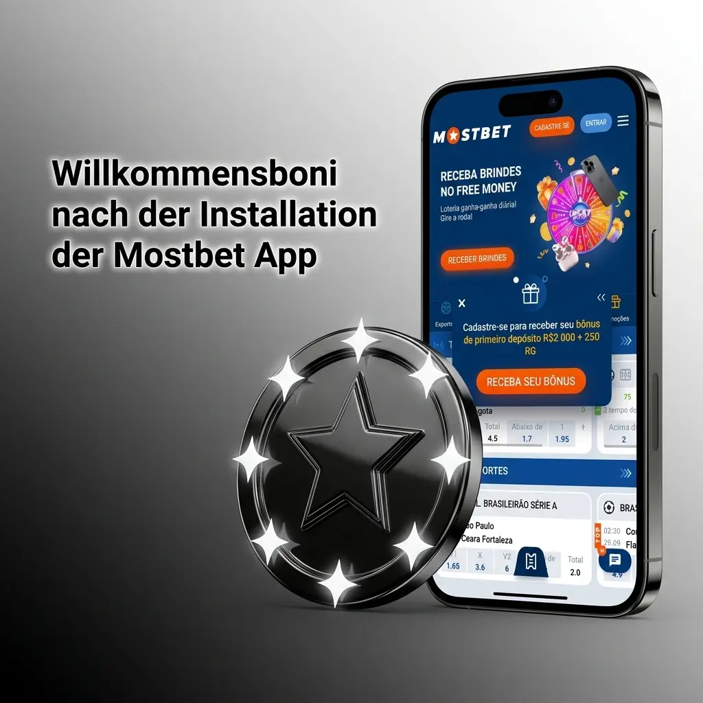 Mostbet App Willkommensbonus: 125% bis 300 EUR, 250 Freispiele und Sportwetten-Bonus ab 1 EUR Einzahlung